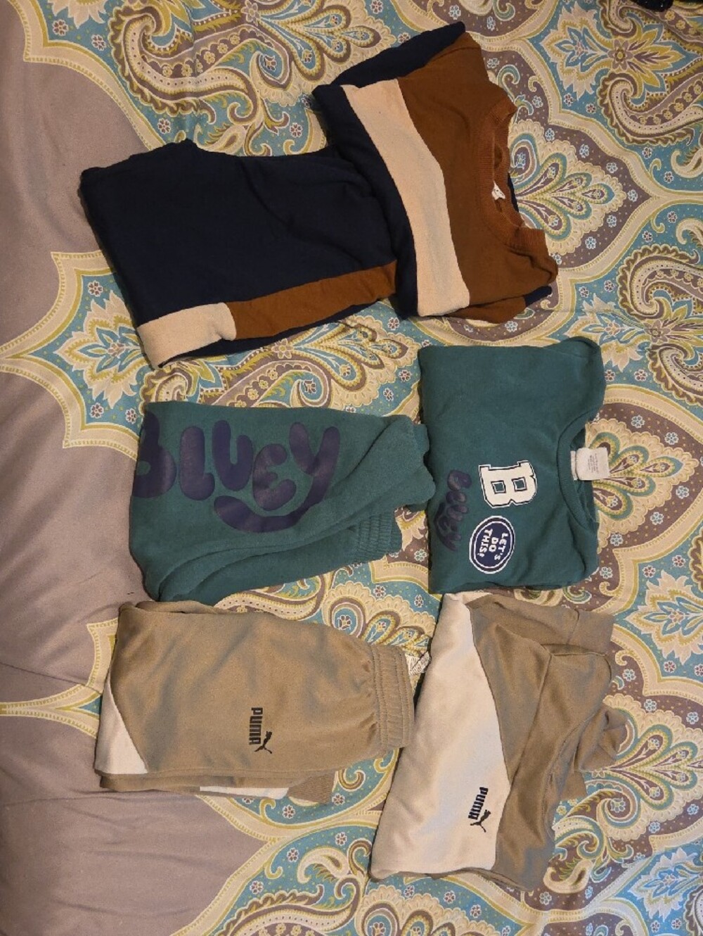 Athletic Hoodie + Jogger Sets. Puma, Bluey